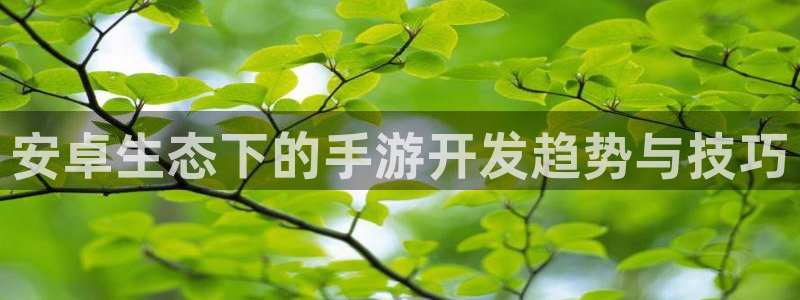 三牛娱乐官网登录入口下载苹果：安卓生态下的手游开发趋势与技巧