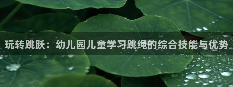 k1体育十年品牌：玩转跳跃：幼儿园儿童学习跳绳的综合技能与优势